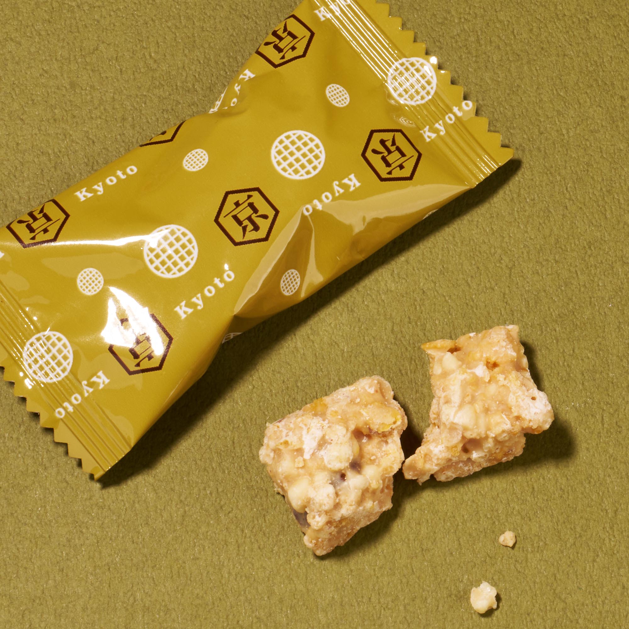 A small package of food, perfect for sampling authentic Japanese snacks, just like those in the Bokksu Snack Box: Seasons of Japan.