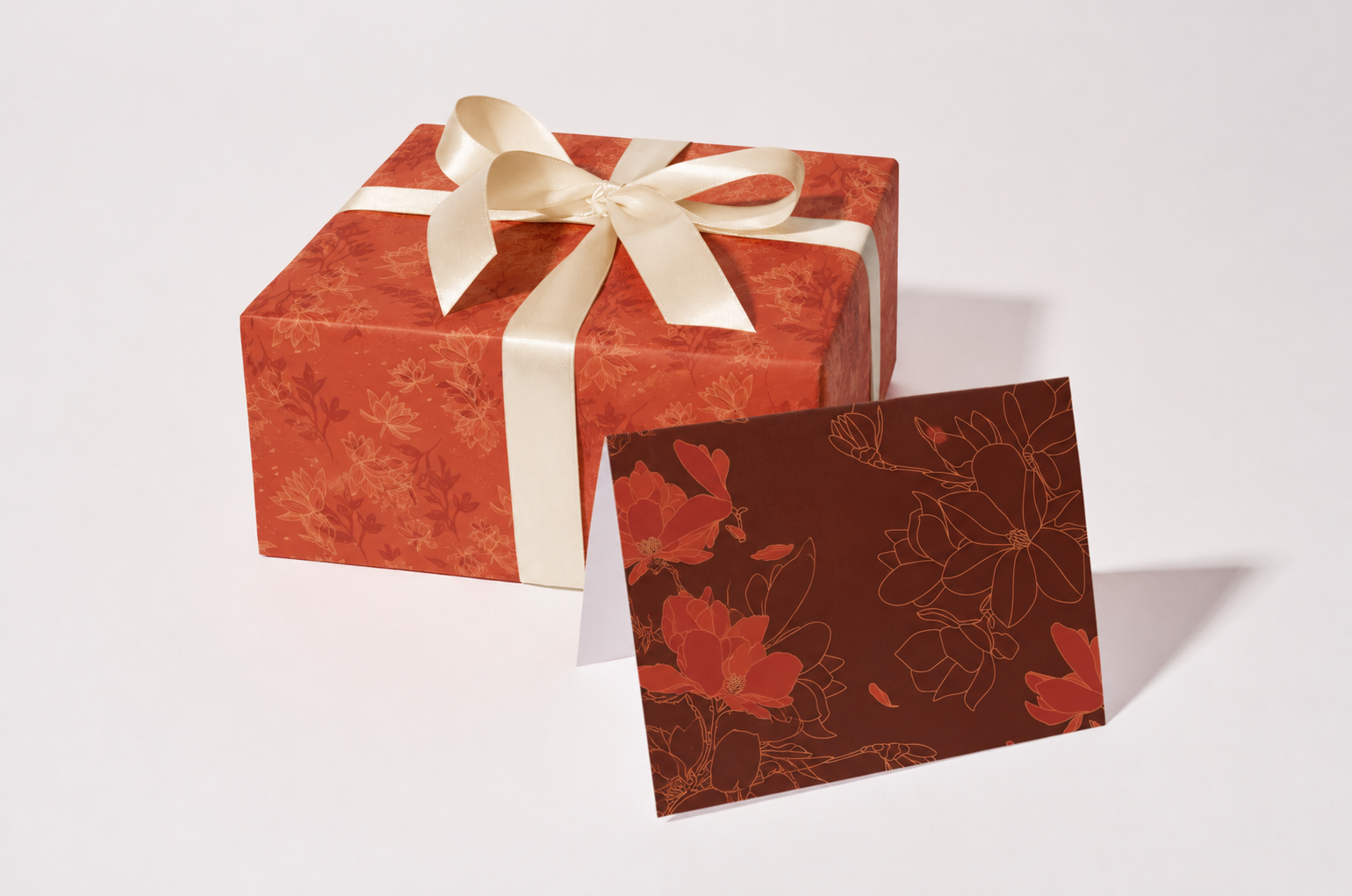 Gift Wrap with Personalized Card